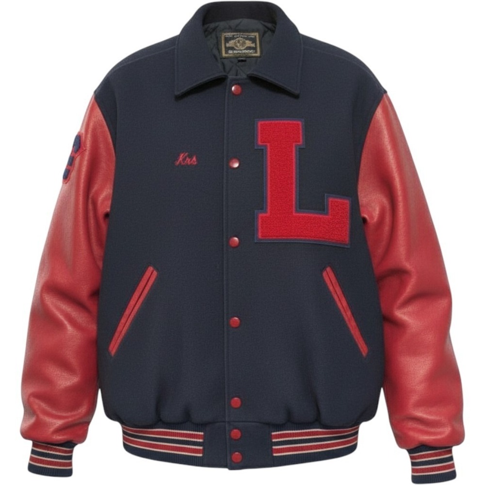 Vtg Holloway Varsity Jacket 3XL Lakenheath England Lancers 2007 Leather Wool